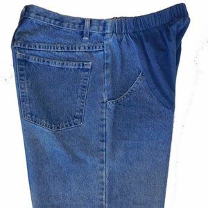 In Due Time Maternity Blue Denim Capris Pants